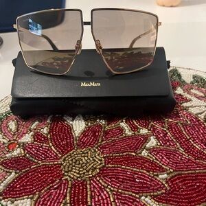 MaxMara Sunglasses with Gold Frame